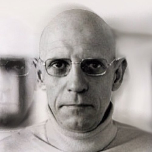 picture of Michel Foucault looking grim