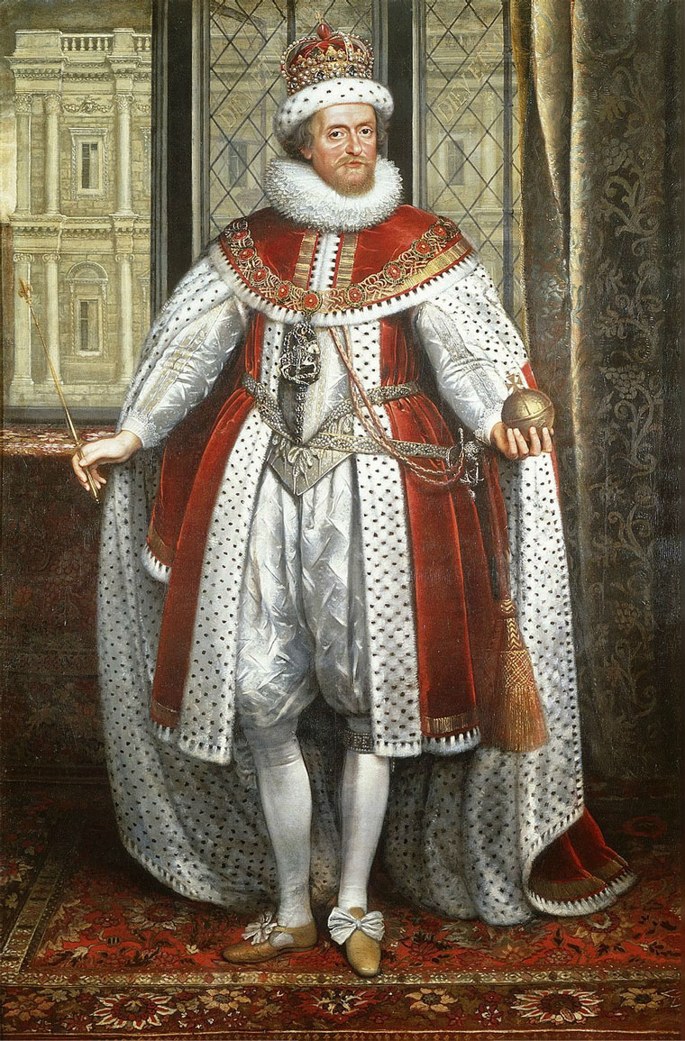 portrait of James I