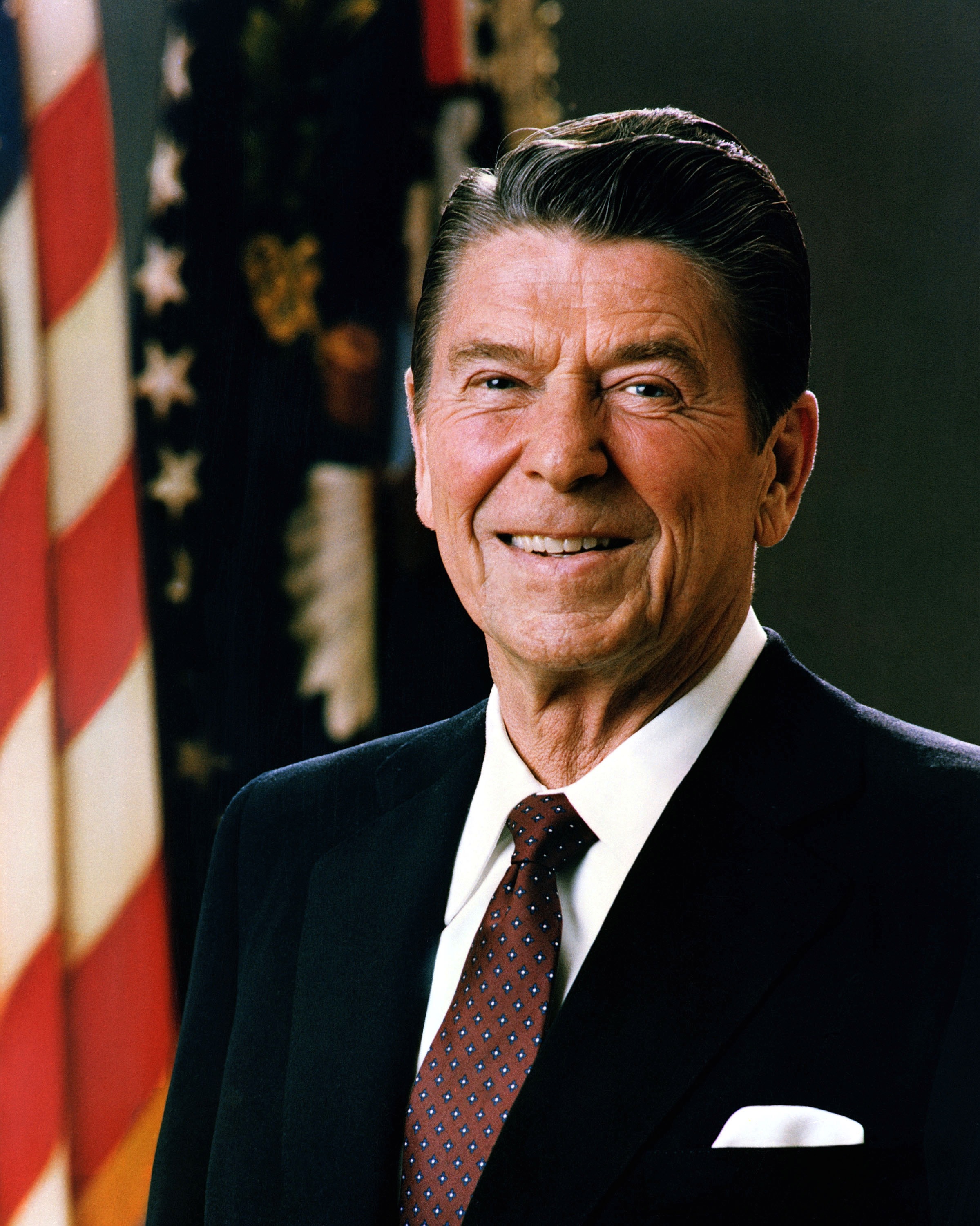 official photograph of Ronald Reagan